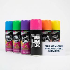 Craie en spray lavable non toxique 3oz bleue et rouge pour enfants, <span class=keywords><strong>jeux</strong></span> de dessin artistique sur trottoir et activités extérieures - Product Image 5