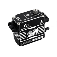 Flashhobby Servo Digital sin Escobillas de Alto Torque 58KG, Programable, 0.12s, Carcasa CNC Completa, IP67 Impermeable, Engranajes Metálicos para Coche RC y Robot