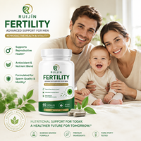 Capsules de soutien à la fertilité masculine OEM, Maca, L-Carnitine, CoQ10, Zinc, Sélénium, Ginseng, complément de vitalité, étiquette privée, 60 capsules
