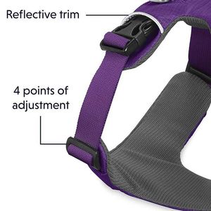 Harnais gilet anti-traction pour chien certifié BSCI, facile à mettre et à enlever, avec laisse et attache de sécurité pour siège auto, personnalisable - Product Image 4