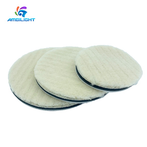 Lana gruesa <span class=keywords><strong>50</strong></span> Grit 3-6 pulgadas Ronda Durable Corte pesado Eliminar arañazos China Almohadilla de pulido Pulido - Product Image 6