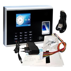TiMY Reloj <span class=keywords><strong>de</strong></span> Control <span class=keywords><strong>de</strong></span> Asistencia para Empleados con Tarjeta <span class=keywords><strong>de</strong></span> Registro <span class=keywords><strong>de</strong></span> Horas, Control <span class=keywords><strong>de</strong></span> Acceso por Huella Dactilar, Batería <span class=keywords><strong>de</strong></span> Respaldo, USB y Tarjeta <span class=keywords><strong>de</strong></span> Identificación - Product Image 6