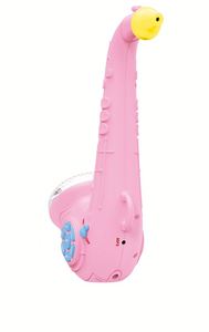 Trompette, clarinette, saxophone, instruments pour enfants avec lumière et musique, jouet d'éducation précoce, saxophone vert - Product Image 4