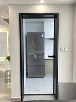 Porte en alliage d'aluminium FIDELIS résistante à l'eau pour usage agricole et commercial (salle de sport)