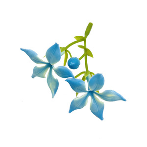 Guirlande de fleurs artificielles de gardénia, bouquet en plastique de 7 cm, pour accessoires de photographie de mariage, décorations pour la maison - Product Image 5