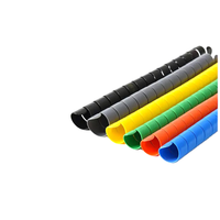 Manchon en silicone ignifuge et résistant aux hautes températures |   Protecteur de tuyau hydraulique industriel |   Gaine spirale de protection pour faisceau de câbles