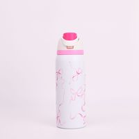 Gourde de sport isotherme en acier inoxydable 304 avec poignée, grande capacité, couleur Macron, pour fruits et paille, idéale pour le commerce transfrontalier