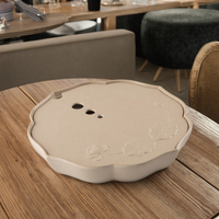 Nouvelle assiette de service en mélamine incassable, style Japandi, écologique, pour restaurant de hot pot, avec glace sèche