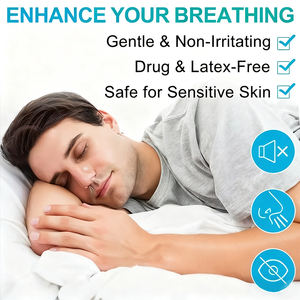 Patch nasal magnétique à aspiration, feuille magnétique à aspiration, anti-ronflement et ventilation nasale anti-ronflement, vente chaude - Product Image 3