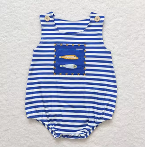 6 Style Baby Boy Sleeveless Striped <b>Bubble</b> Romper Boutique <b>Kids</b> Clothing - Product Image 2