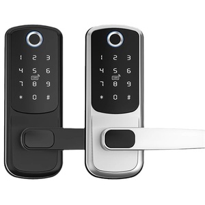 American-Style Single-Tongue Half-Cut Smart <strong>Door</strong> <strong>Lock</strong> Combination Fingerprint <strong>Small</strong> Cloud Design for Home Office Wi-Fi - Product Image 5