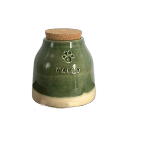 Urna Pet Cerâmica Verde para Cão ou Gato, Urna Cerâmica para Pet - Product Image 1
