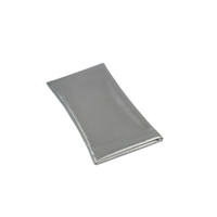 Étui souple en PU rectangulaire avec logo personnalisé 6007, pochette pour lunettes de soleil or et argent avec fermeture magnétique pour lunettes