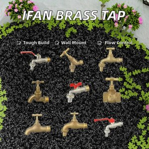 <span class=keywords><strong>Robinet</strong></span> <span class=keywords><strong>de</strong></span> jardin en laiton poli IFAN 1/2 "3/4" <span class=keywords><strong>robinet</strong></span> d'eau intérieur <span class=keywords><strong>extérieur</strong></span> mural avec bouton traditionnel contrôle <span class=keywords><strong>de</strong></span> débit - Product Image 2
