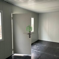 Maison conteneur modulaire préfabriquée en acier de luxe contemporaine de 20 pieds et 40 pieds avec chambre, maison de camping détachable pour appartements et hôtels