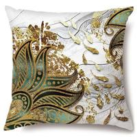 Ensemble de coussins décoratifs YI NUANN pour la maison, en fibre de polyester, avec housse de coussin à impression numérique pour canapé