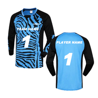 Maillot de football personnalisé pour homme adulte, taille plus, manches longues, maillot de gardien de but, uniforme de football