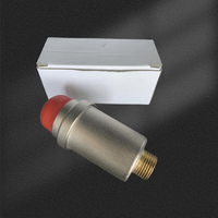 Soupape de décharge d'air automatique en laiton nickelé Soupape de décharge d'air européenne 1/2 "Système de chauffage par le sol DN15