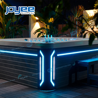 JOYEE Nouveau design tendance, bain à remous chaud et froid pour 5 personnes, utilisation en extérieur, meilleur massage corporel, massage sexy japonais