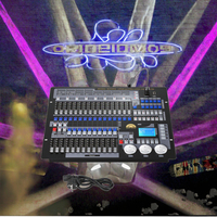 Mini noir 1024 Console d'éclairage de scène interrupteur manuel effet de faisceau Laser DJ Disco Show contrôleur Installation facile pour Live