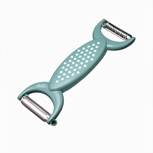 Éplucheur manuel multifonctionnel Jinda Rimai, couteau à fruits, éplucheur de pommes de terre, trois-en-un, en acier inoxydable, outils pour fruits et légumes, usage domestique - Product Image 5