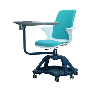 <span class=keywords><strong>Silla</strong></span> Escolar Giratoria 360° con Tableta de Escritura, <span class=keywords><strong>Silla</strong></span> para Conferencias con Almacenamiento, <span class=keywords><strong>Silla</strong></span> de Capacitación - Product Image 1