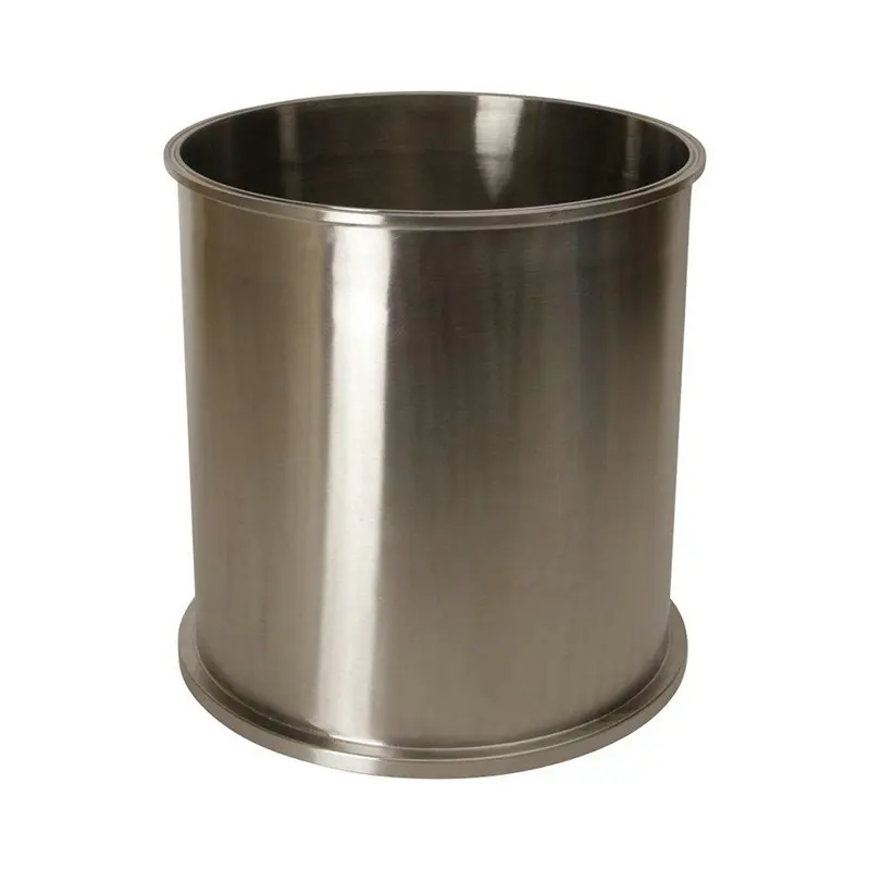 Stainless Steel Tri Clamp Spool Tank with Welded Base for Closed Loop Extractions