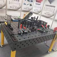 Vente directe usine : Nouvelle table de soudage et de fixation robuste en fonte/acier 3D avec surface nitridée et dimensions personnalisées