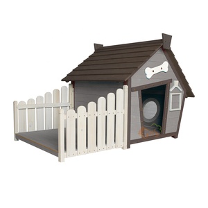 Outdoor Haustier Hund Welpen Zwinger Balkon Dog House Verkauf mit Veranda - Product Image 2