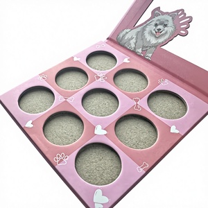 Palette <span class=keywords><strong>de</strong></span> fards à paupières imperméables 9 couleurs satinées et chatoyantes sur le thème des animaux – Haute pigmentation, format voyage pour les amateurs <span class=keywords><strong>de</strong></span> maquillage, adaptée aux carnations foncées et claires - Product Image 6