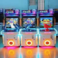 Máquina de Juego de Disparos Operada con Monedas para Niños, Gabinete de Juego Arcade Espacial de Ensueño para Niños, Equipo de Entretenimiento Comercial para Interiores 220V