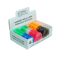Qianxun vente en gros de haute qualité pas cher 60mm 3 couches broyeur d'herbes en plastique à dents pointues multi couleurs broyeur d'épices à fumer Portable