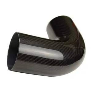 Light Weight 3K Glossy Twill Customized Size Carbon Fiber Tube