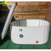 Équipement de réfrigération Baignoire d'eau froide seau de salle de bain de glace bain de glace plongeant froid avec refroidisseur