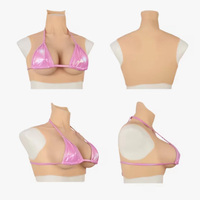 Forme de poitrine réaliste en silicone, faux seins sexy en silicone pour travestissement, drag queen, transgenre, homme vers femme