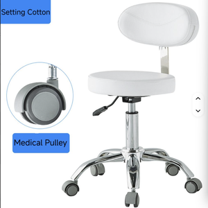 Modern Dining Kitchen Rolling <b>Adjustable</b> Leather Tattoo Beautys Salon Luxury <b>Bar</b> Pedicure <b>Stool</b> Chairs - Product Image 6