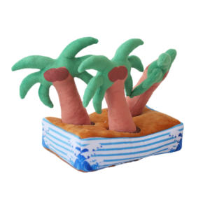 Dibujos animados pirata mascota felpa Squeaker bola arrugada juguete venta al por mayor perro gato suministros con cuero caucho plástico hueso - Product Image 6