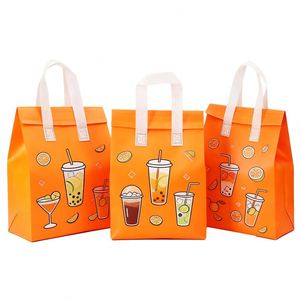 Sac isotherme non tissé personnalisé avec logo, sac isotherme pour la livraison de repas, vente en gros d'usine - Product Image 3