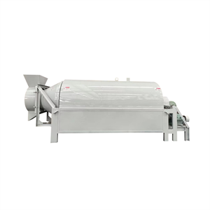 Sécheur rotatif mobile à vis avec sécheur d'air PLC, brûleur à granulés de bois biomasse - Product Image 2