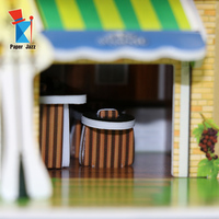 Jouet éducatif assemblage Architectural Puzzle 3D jeu de maison modèle Parent-enfant Puzzle 3D jeux de bricolage