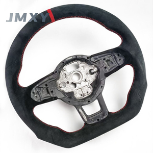 Volant <span class=keywords><strong>sport</strong></span> en Alcantara en forme de D pour GTI avec surpiqûres rouges, compatible avec la série Volkswagen <span class=keywords><strong>Golf</strong></span>, amélioration de l'intérieur de la voiture, vente en gros d'usine - Product Image 1