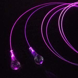 สายหูฟังไฟเบอร์ออปติก LED รุ่น Elanby 2.0 มม. แบบมินิ ไซด์โกลว์ ใส ทำจากพลาสติก MMA ให้แสงสว่าง IP44 3500K แสงสีขาวอบอุ่น ยาว 1500 ม. น้ำหนัก 2.5 กก. - Product Image 5