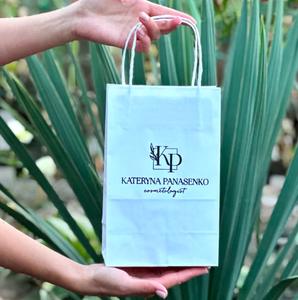 Luxury White Board Paper Shopping <b>Bag</b> with Ribbon Handle for Clothing Packaging Crafts Fur Versatile <b>Gift</b> <b>Bag</b> - Product Image 4