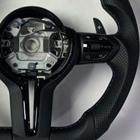 Accessoires de voiture pour BMW M5 M3 M4 F82 F01 F10 F30 F80 E92 F20 F22 F30 F35 F31 E90 E71 F15 F16 F36 Volant en cuir