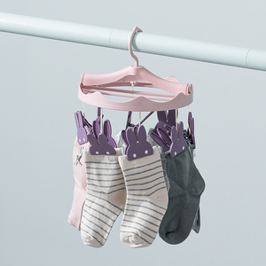 Calzini ambientali stendibiancheria calzini intimo stendibiancheria appendiabiti in plastica per asciugare i vestiti - Product Image 6