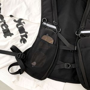 Chaleco Táctico Negro Unisex para Maratón, Ciclismo, Senderismo, Esquí, con Mochila de Hidratación Portátil de PU, PVC y Lona - Product Image 4