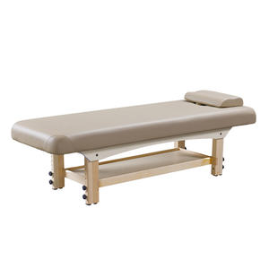 ठोस लकड़ी का आधार पोर्टेबल पूर्ण शरीर स्पा बिस्तर चीनी शैली की मालिश टेबल लिविंग रूम के लिए उपचार के लिए - Product Image 3