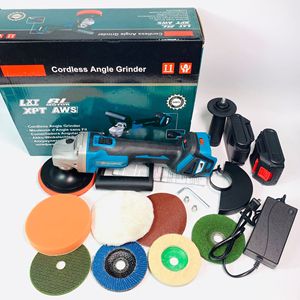 Machine d'angle sans fil rechargeable portable au lithium sans balais pour la découpe et le polissage C03 - Product Image 2