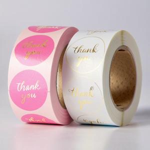 Thank You <strong>Stickers</strong> for Small Business Thanks You <strong>Sticker</strong> Round <strong>Sticker</strong> Waterproof Rollsthank You Roll - Product Image 1