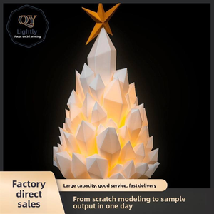 <b>Christmas</b> Tree Ambient Light Low Poly Warm <b>LED</b> Night Lamp Festive Bedroom Living Room <b>Decor</b> Holiday Gift for Family and Friends - Product Image 6